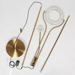 Hofstein Donna Deckenfluter LED Altmessing, 2-flammig -Leseleuchten Speichern donna stehleuchte h3019962 4