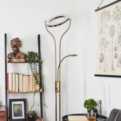 Hofstein Donna Deckenfluter LED Altmessing, 2-flammig -Leseleuchten Speichern donna stehleuchte h3019962 9