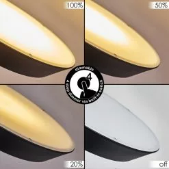 Hofstein Florida Deckenfluter LED Schwarz, 2-flammig 23 Hofstein Florida Deckenfluter LED Schwarz, 2-flammig -Leseleuchten Speichern florida stehleuchte h3382738 11