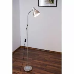 Globo Ego Stehleuchte Nickel-Matt, Chrom, 1-flammig -Leseleuchten Speichern globo ego stehleuchte 24778 6