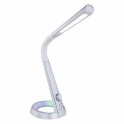 Globo MITTI Tischleuchte LED Silber, Wei&szlig;, 1-flammig, Farbwechsler