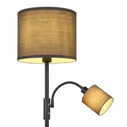 Globo NATHAN Stehleuchte Schwarz, 2-flammig 7 Globo NATHAN Stehleuchte Schwarz, 2-flammig -Leseleuchten Speichern globo nathan stehleuchte 155850s2 2