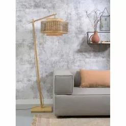 Good & Mojo Bhutan Stehleuchte Naturfarben, 1-flammig