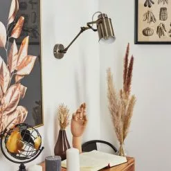 Hofstein Guynemer Wandleuchte Bronze, Antik, 1-flammig -Leseleuchten Speichern guynemer wandleuchte h3565704 11