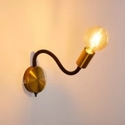 Hofstein Hovslund Wandleuchte Schwarz, Gold, 1-flammig -Leseleuchten Speichern hovslund wandleuchte h3344170 6