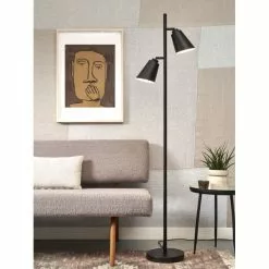 It's about Romi Bremen Stehleuchte Schwarz, 2-flammig