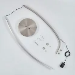 Hofstein Kimbolton Bogenlampe LED Nickel-Matt, 1-flammig -Leseleuchten Speichern kimbolton bogenlampe h3266298 do4 4