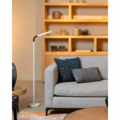 Lucide GILLY Stehlampe LED Wei&szlig;, 1-flammig