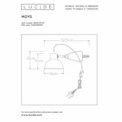 Lucide MOYS Klemmleuchte Gr&uuml;n, 1-flammig -Leseleuchten Speichern lucide moys klemmleuchte 45987 01 33 7