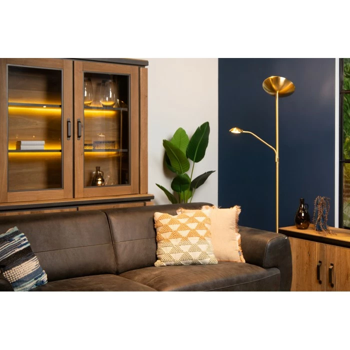Lucide ZENITH Stehlampe LED Messing, Gold, 1-flammig 5 Lucide ZENITH Stehlampe LED Messing, Gold, 1-flammig – Bild 5