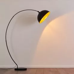 Hofstein Miranda Bogenlampe Schwarz, 1-flammig -Leseleuchten Speichern miranda bogenlampe h3344750 16