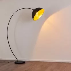 Hofstein Miranda Bogenlampe Schwarz, 1-flammig -Leseleuchten Speichern miranda bogenlampe h3344750 17