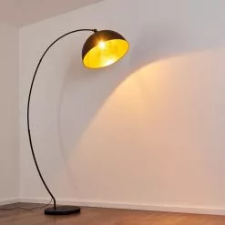 Hofstein Miranda Bogenlampe Schwarz, 1-flammig -Leseleuchten Speichern miranda bogenlampe h3344750 5