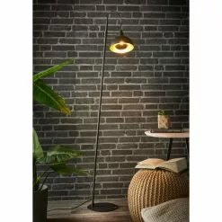 Nino Leuchten SATELLITE Stehleuchte Schwarz, 1-flammig