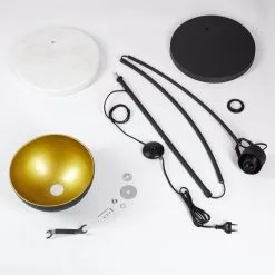 Hofstein Parola Stehleuchte Schwarz, 1-flammig -Leseleuchten Speichern parola stehleuchte h3460795 4