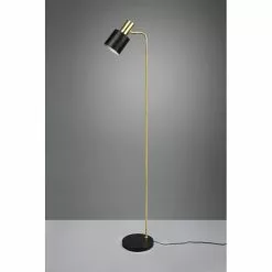 Reality Adam Stehleuchte Schwarz, Gold, 1-flammig