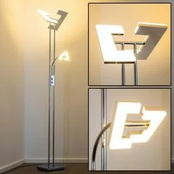 Reality Avignon Deckenfluter LED Chrom, 2-flammig