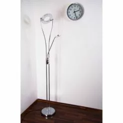 Reality RENNES Deckenfluter LED Chrom, 2-flammig -Leseleuchten Speichern reality rennes deckenfluter r42412106 3