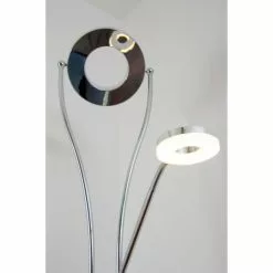 Reality RENNES Deckenfluter LED Chrom, 2-flammig -Leseleuchten Speichern reality rennes deckenfluter r42412106 8