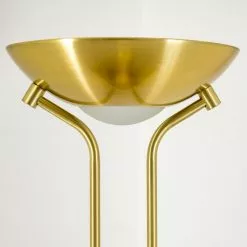 Hofstein Rom Deckenfluter LED Messing, 2-flammig -Leseleuchten Speichern rom deckenfluter 8501 5