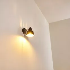 Hofstein Safari Wandleuchte Schwarz, 1-flammig -Leseleuchten Speichern safari wandleuchte h3012864 do4 11