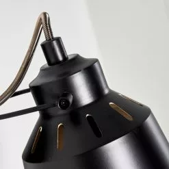 Hofstein Safari Wandleuchte Schwarz, 1-flammig -Leseleuchten Speichern safari wandleuchte h3012864 do4 19