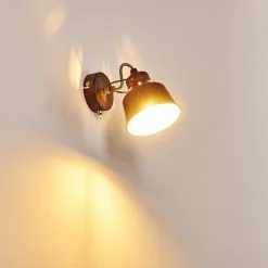 Hofstein Safari Wandleuchte Rostfarben, 1-flammig -Leseleuchten Speichern safari wandleuchte h3012918 do4 2