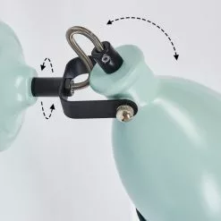 Hofstein Selki Wandleuchte Blau, Schwarz, 1-flammig -Leseleuchten Speichern selki wandleuchte h3018903 5