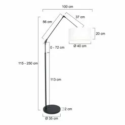 Steinhauer Prestige Chic Stehleuchte Schwarz, 1-flammig -Leseleuchten Speichern steinhauer prestige chic stehleuchte 8114zw 4