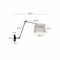 Steinhauer Prestige Chic Wandleuchte Schwarz, 1-flammig 18 Steinhauer Prestige Chic Wandleuchte Schwarz, 1-flammig -Leseleuchten Speichern steinhauer prestige chic wandleuchte 8188zw 5