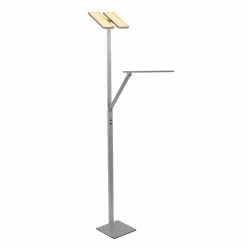 Steinhauer Serenade Deckenfluter LED Edelstahl, 3-flammig