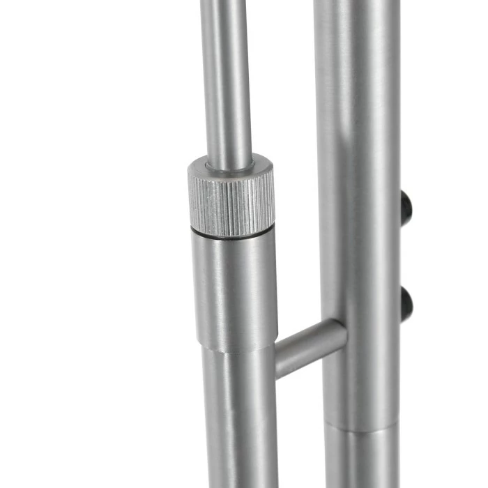 Steinhauer Turound Stehleuchte LED Stahl gebürstet, 2-flammig 12 Steinhauer Turound Stehleuchte LED Stahl gebürstet, 2-flammig – Bild 12