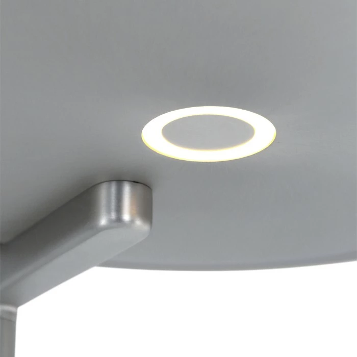 Steinhauer Turound Stehleuchte LED Stahl gebürstet, 2-flammig 16 Steinhauer Turound Stehleuchte LED Stahl gebürstet, 2-flammig – Bild 16