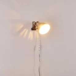 Hofstein Stranderott Klemmleuchte Edelstahl, 1-flammig -Leseleuchten Speichern stranderott klemmleuchte h3288887 do1 13