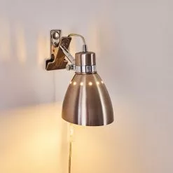 Hofstein Stranderott Klemmleuchte Edelstahl, 1-flammig -Leseleuchten Speichern stranderott klemmleuchte h3288887 do1 3