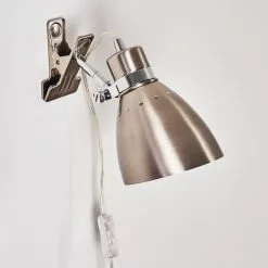 Hofstein Stranderott Klemmleuchte Edelstahl, 1-flammig -Leseleuchten Speichern stranderott klemmleuchte h3288887 do1 8