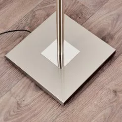 Hofstein Thyolo Deckenfluter LED Stahl geb&uuml;rstet, 2-flammig -Leseleuchten Speichern thyolo deckenfluter h3166215 do1 16