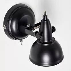 Hofstein Tina Wandleuchte Schwarz, 1-flammig -Leseleuchten Speichern tina wandleuchte h3013069 do4 5