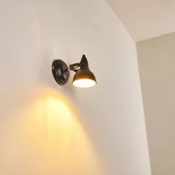 Hofstein Tina Wandleuchte Schwarz, 1-flammig -Leseleuchten Speichern tina wandleuchte h3013069 do4 9