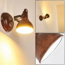 Hofstein Tina Wandleuchte Rostfarben, 1-flammig