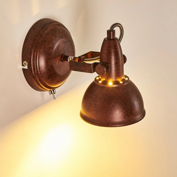 Hofstein Tina Wandleuchte Rostfarben, 1-flammig 4 Hofstein Tina Wandleuchte Rostfarben, 1-flammig – Bild 4