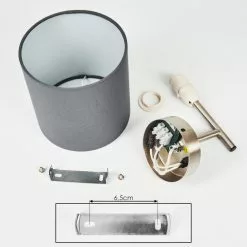 Hofstein Tise Wandleuchte Nickel-Matt, 1-flammig -Leseleuchten Speichern tise wandleuchte h3575840 4