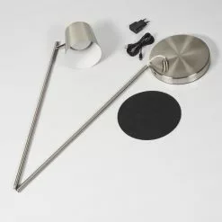 Hofstein Tontolos Stehleuchte LED Nickel-Matt, 1-flammig -Leseleuchten Speichern tontolos stehleuchte h3385388 4