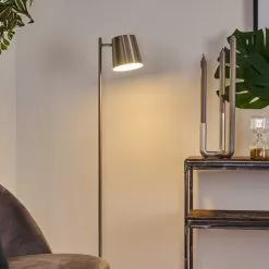 Hofstein Tontolos Stehleuchte LED Nickel-Matt, 1-flammig -Leseleuchten Speichern tontolos stehleuchte h3385388 6