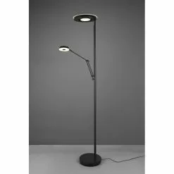 Trio Leuchten Trio Barrie Stehleuchte LED Schwarz, 2-flammig