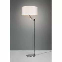 Trio Leuchten Trio Cassio Stehleuchte Nickel-Matt, 1-flammig