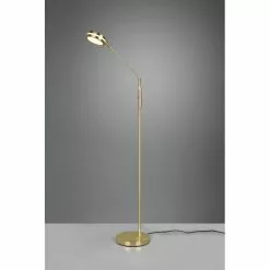 Trio Leuchten Franklin Stehleuchte LED Messing, 1-flammig