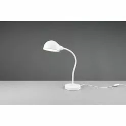 Trio Leuchten Perry Tischleuchte Wei&szlig;, 1-flammig