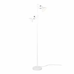 Trio Leuchten Trio Roxie Stehleuchte Wei&szlig;, 2-flammig