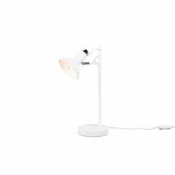 Trio Leuchten Trio Roxie Tischleuchte Wei&szlig;, 1-flammig